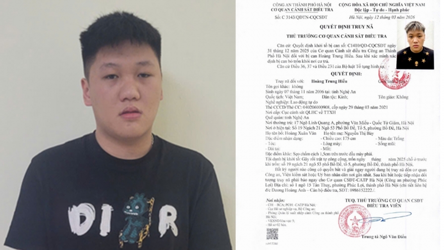 Nam thanh niên ra đầu thú tại Hà Nội sau hơn 1 năm lẩn trốn