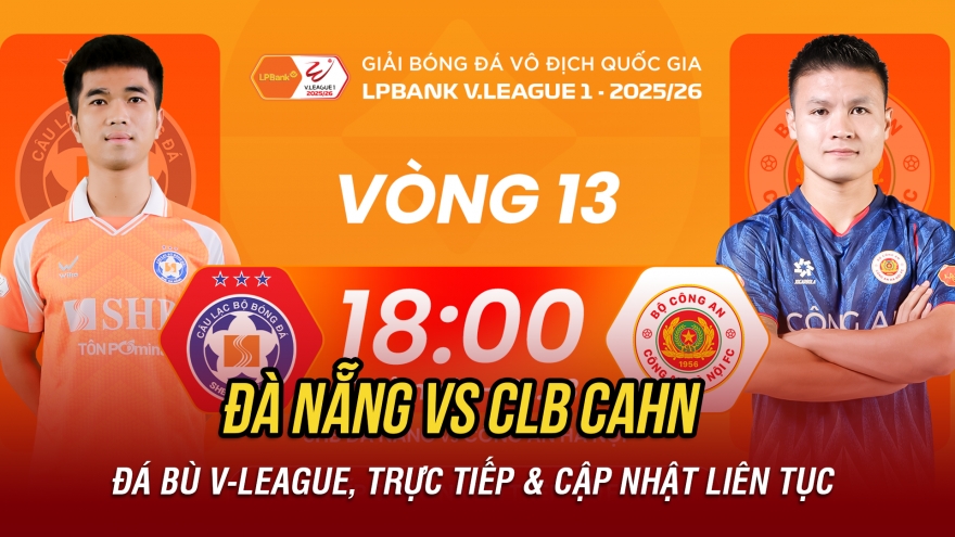 Trực tiếp Đà Nẵng 0-0 CLB CAHN: Sôi động đá bù V-League