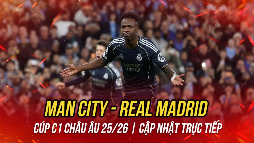 Trực tiếp Man City 1-1 Real Madrid: Erling Haaland lập công