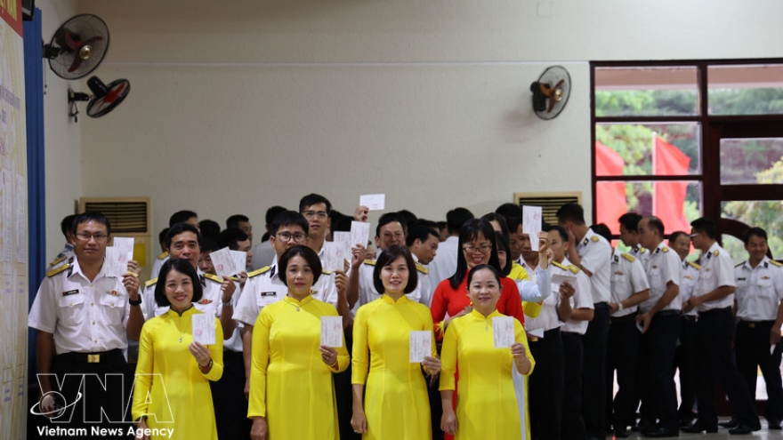 Voters in Truong Sa special zone join nationwide election day