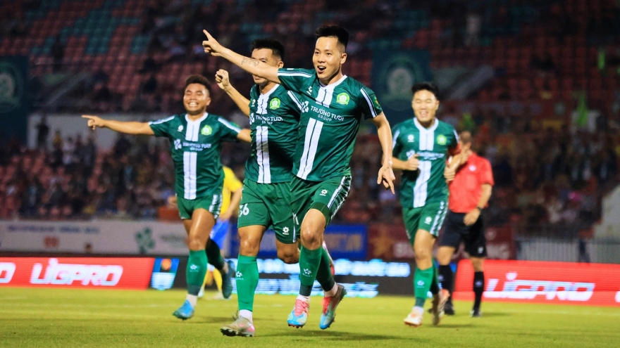 Bảng xếp hạng giải hạng Nhất Quốc gia: Đội bóng của Công Phượng vô địch lượt đi