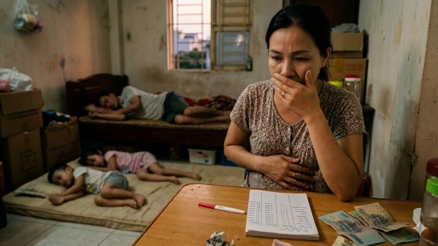 Nợ nần bủa vây, nhà đi thuê, tôi thắt lòng khi biết mình có bầu bé thứ 3