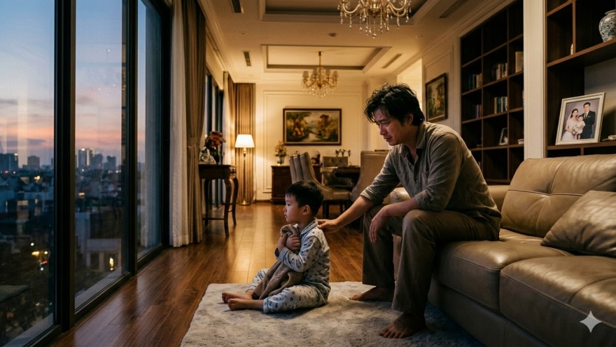 Sau ly hôn, nhìn con ngẩn ngơ nhớ mẹ, tôi chỉ biết khóc ân hận