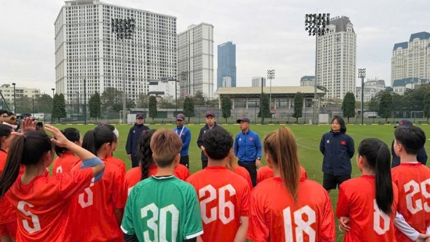 Vietnam U20 women begin training camp in China ahead of AFC U20 Women’s Asian Cup