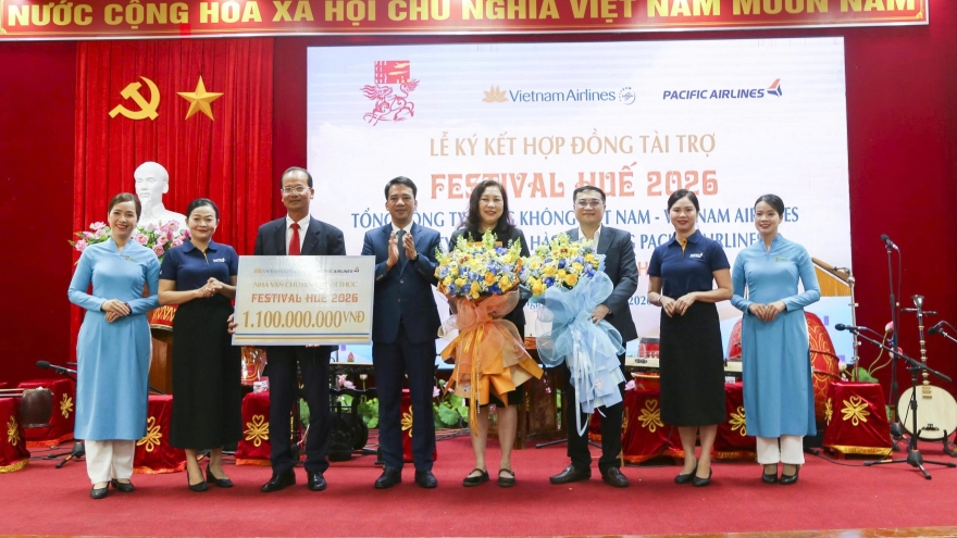 Vietnam Airlines và Pacific là “Nhà vận chuyển chính thức” Festival Huế 2026