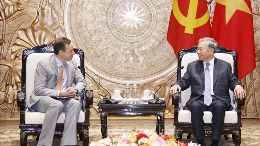 Tổng Bí thư Tô Lâm tiếp Chủ tịch kiêm Tổng Giám đốc điều hành Tập đoàn GE Vernova