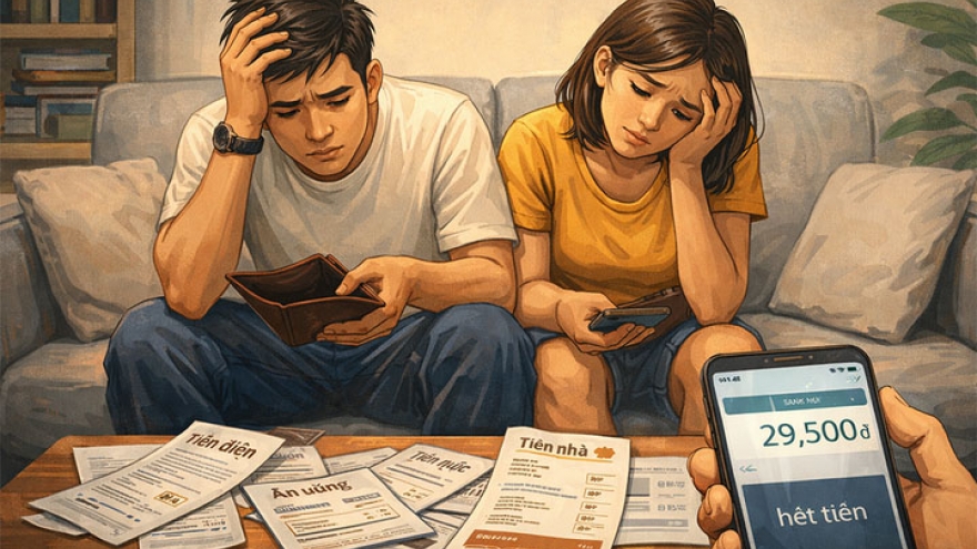 Vợ chồng son lương 50 triệu đồng nhưng chưa hết tháng đã hết tiền