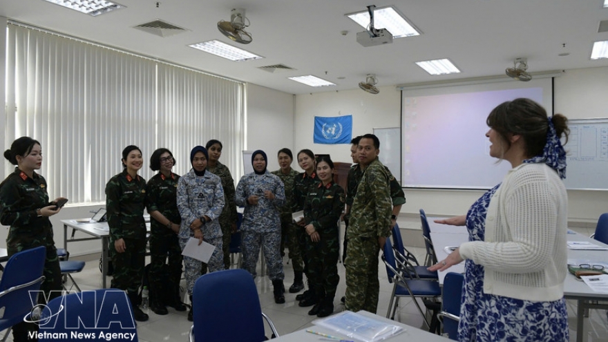 Training course highlights military’s role in women, peace and security