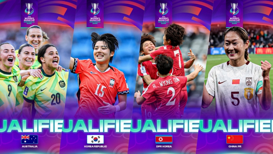 Bảng xếp hạng Asian Cup nữ 2026 mới nhất: Xác định 4 đội vào tứ kết