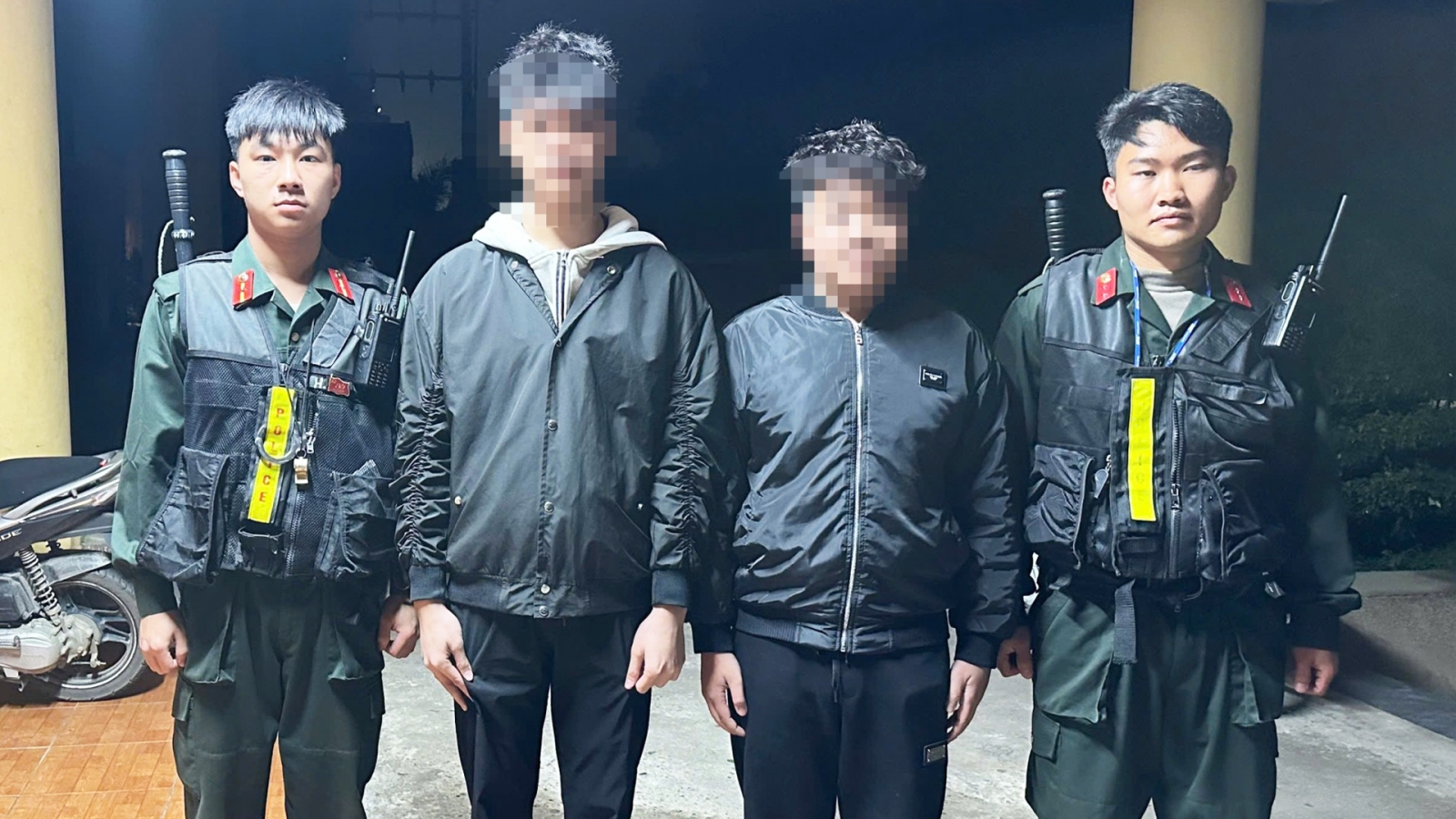 Xử lý nhóm thanh thiếu niên tụ tập gây rối trật tự công cộng tại Thái Nguyên