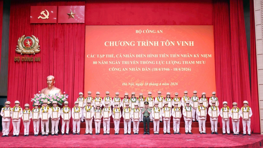 Tôn vinh 80 điển hình tiên tiến lực lượng Tham mưu Công an Nhân dân