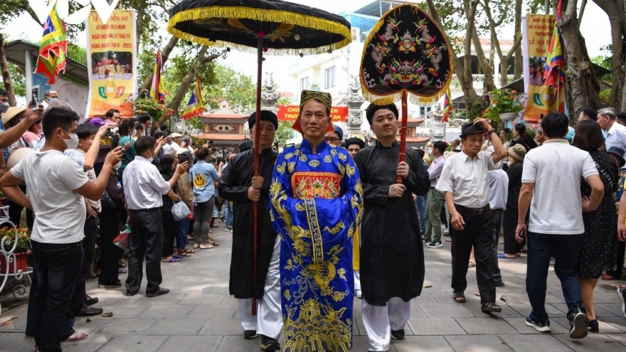 Lễ hội Đền Đô ở Bắc Ninh tái hiện thời kỳ lịch sử hào hùng