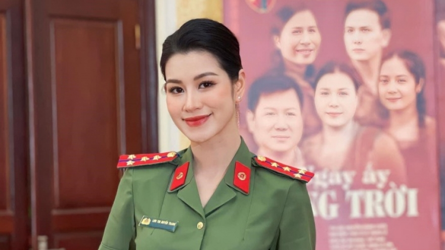 Nữ Đại úy công an có cảnh đánh ghen gây sốt phim giờ vàng