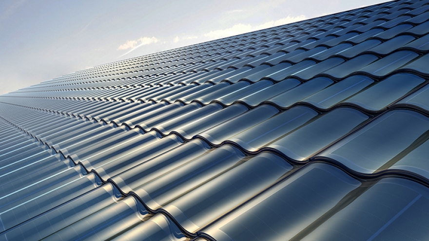 Công nghệ pin mặt trời uốn cong mở đường cho mái nhà phát điện