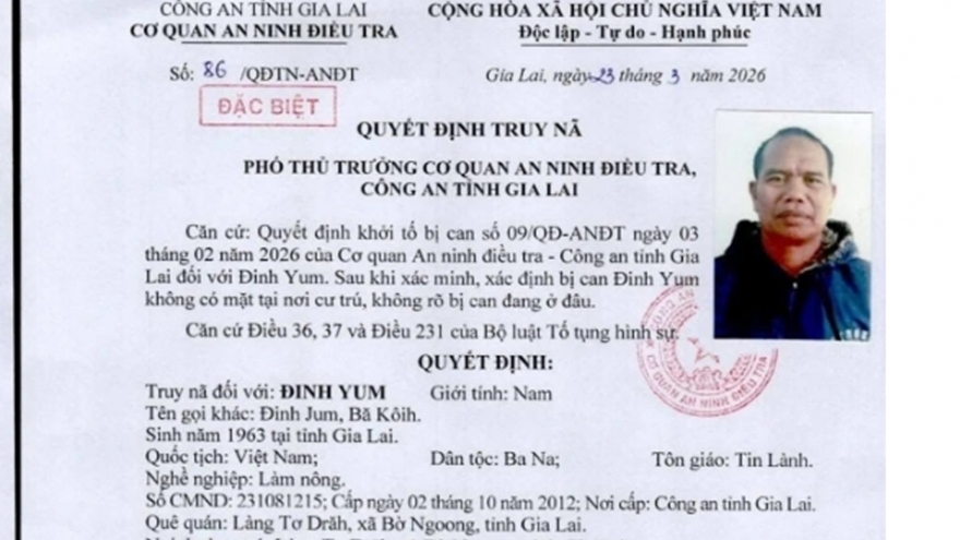Nóng 24h ngày 14/4: Truy nã 2 đối tượng phá hoại chính sách đoàn kết
