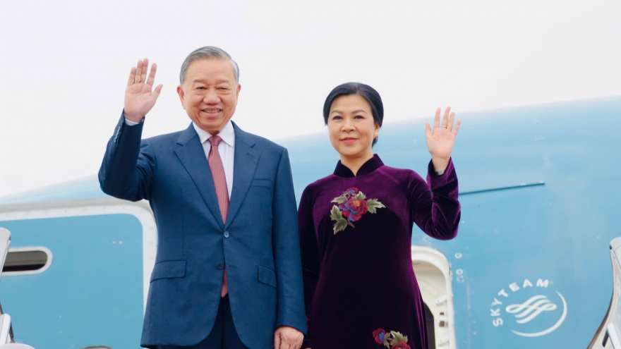 Tổng Bí thư, Chủ tịch nước Tô Lâm tới Bắc Kinh bắt đầu các hoạt động thăm cấp Nhà nước Trung Quốc