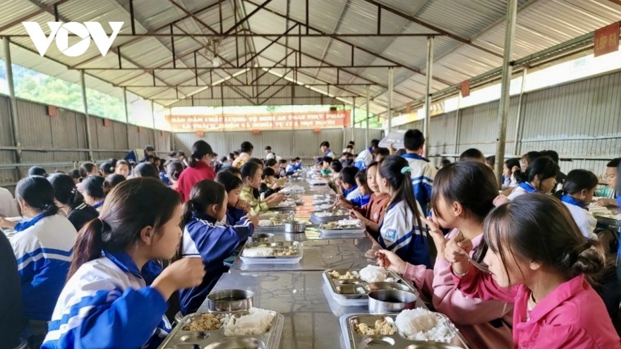 Đảm bảo an toàn thực phẩm trong bữa ăn bán trú ở vùng cao Lai Châu