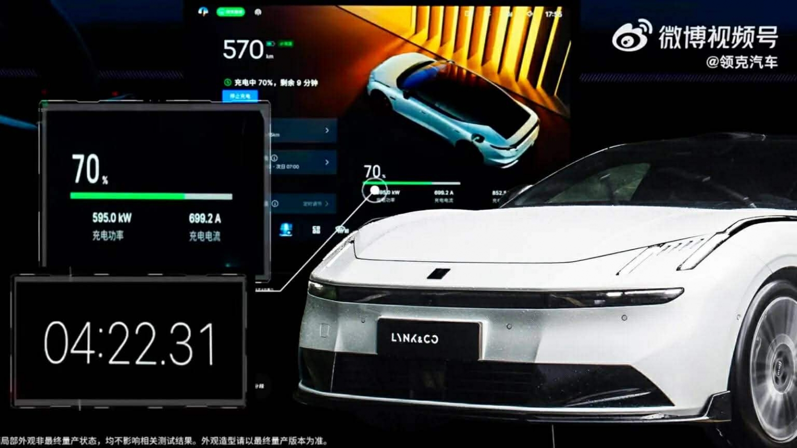 Geely và Lynk & Co gây sốc với công nghệ sạc hơn 1 MW, sạc 10–70% chỉ hơn 4 phút