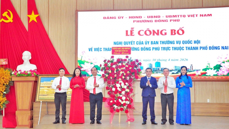 Đồng Nai đồng loạt công bố thành lập 10 phường mới trong ngày 30/4 lịch sử