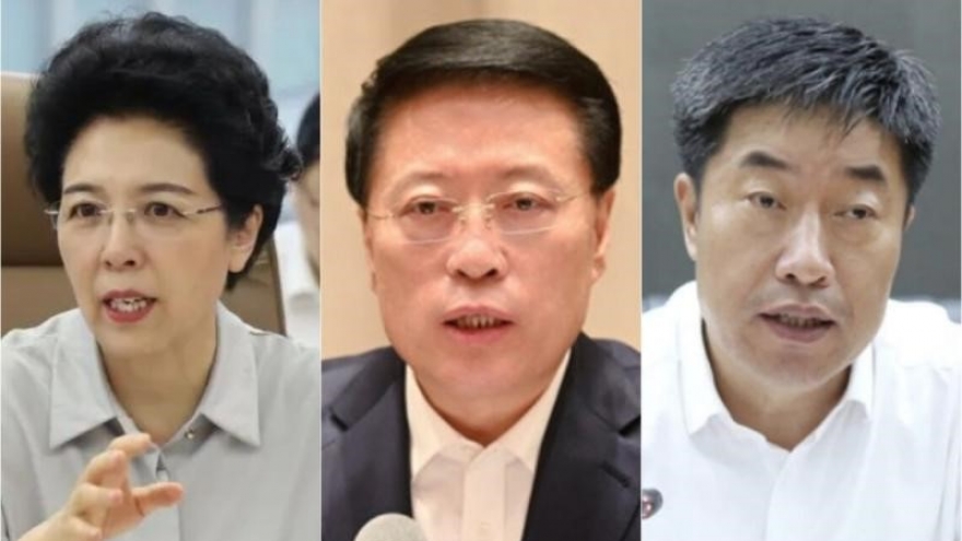 Trung Quốc cách chức 3 quan chức cấp cao trong một ngày