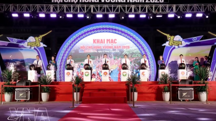 Hung Vuong Fair 2026 opens, energising cultural tourism week in Phu Tho