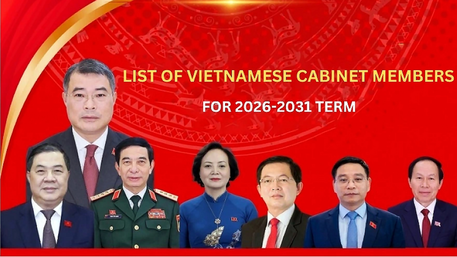 List of Vietnamese cabinet members for 2026-2031 term