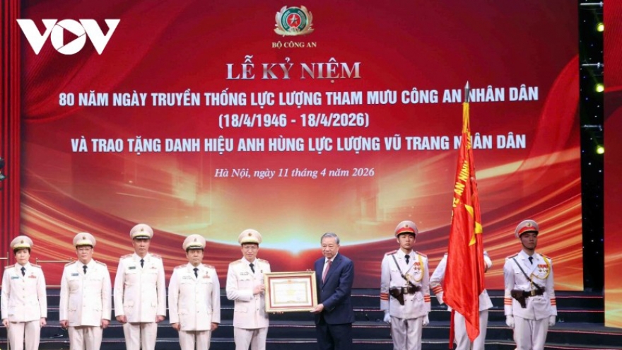 Vietnam’s top leader attends anniversary of Public Security advisory force
