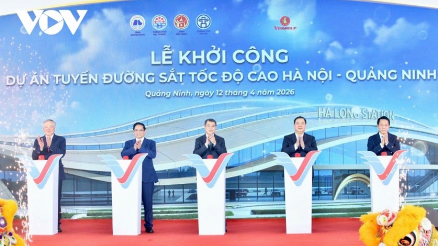PM attends groundbreaking of Hanoi-Quang Ninh high-speed railway