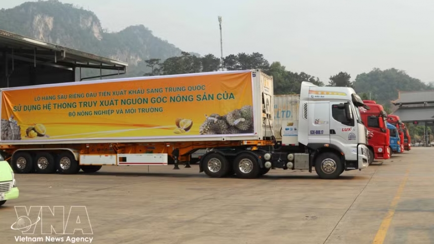 First “green lane” durian shipment exported to China