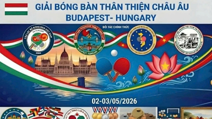 European friendly table tennis tournament for Vietnamese expats in Hungary