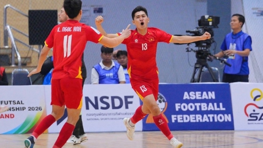Vietnam cruise past Australia 4-0 to take bronze at ASEAN Futsal Championship 2026