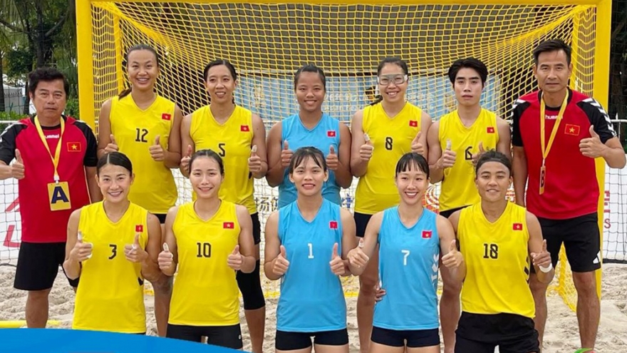 Vietnam women cruise into Asian Beach Games beach handball final