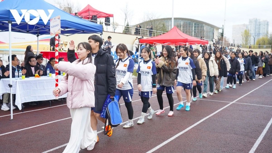 Vietnamese student sports games kick off in Russia