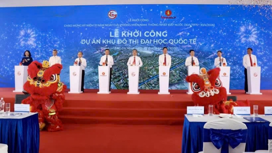 Vingroup breaks ground on 880-ha international university urban area in HCM City