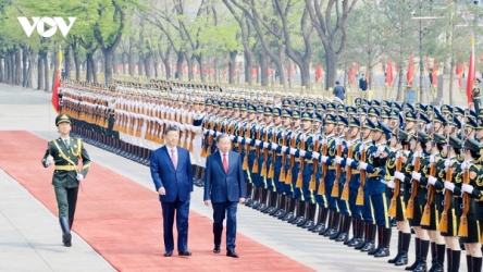 China accords 21-gun salute to welcome Vietnam’s top leader To Lam on state visit