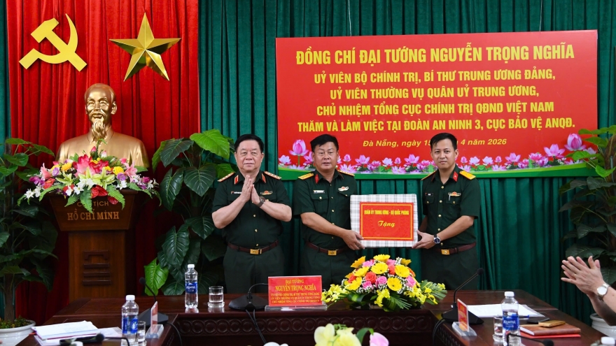 Đại tướng Nguyễn Trọng Nghĩa thăm, làm việc với các đơn vị trên địa bàn Đà Nẵng