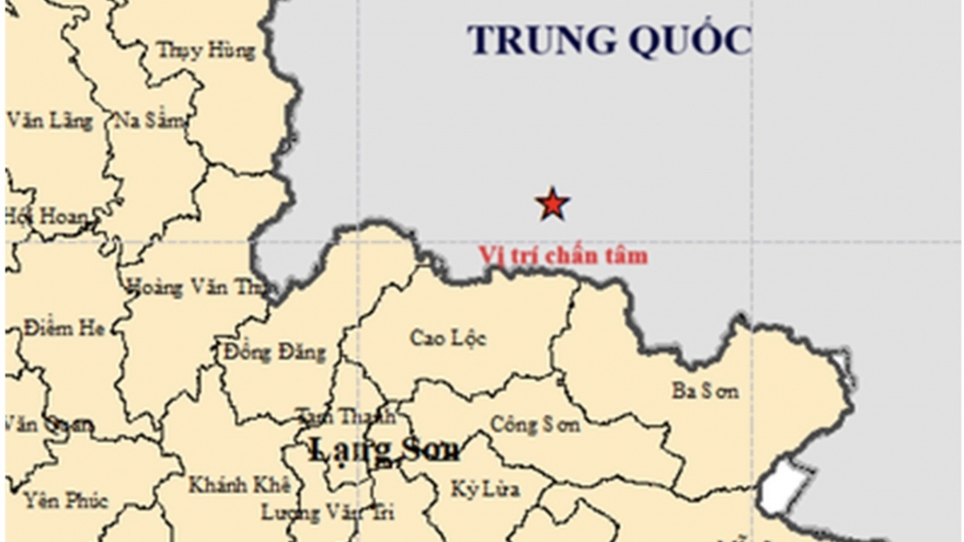 Động đất ở Quảng Tây - Trung Quốc, người dân Lạng Sơn cảm nhận thấy rung lắc
