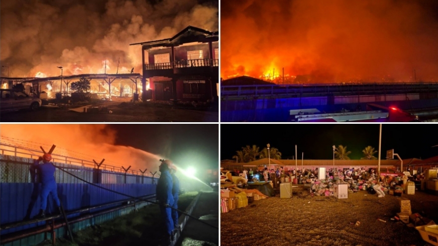 Malaysia: Hỏa hoạn thiêu rụi khoảng 200 ngôi nhà tại bang Sabah