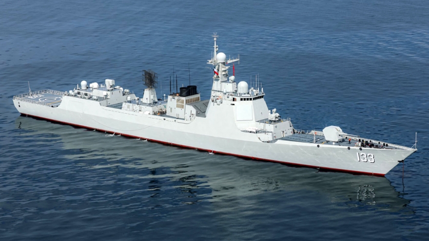 Hải quân Trung Quốc đi qua eo biển Yokoate diễn tập ở Tây Thái Bình Dương