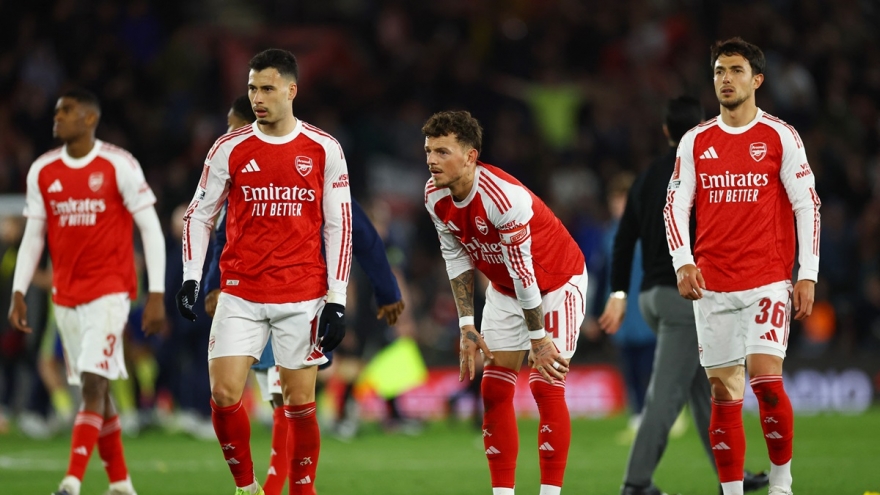 Kết quả bóng đá hôm nay 5/4: Arsenal bị loại ở FA Cup, Barca thắng nhọc Atletico