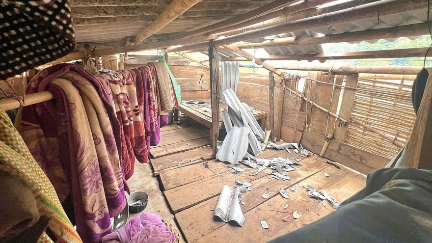 Mưa lớn kèm giông lốc gây nhiều thiệt hại tại Tủa Thàng, Na Sang, tỉnh Điện Biên