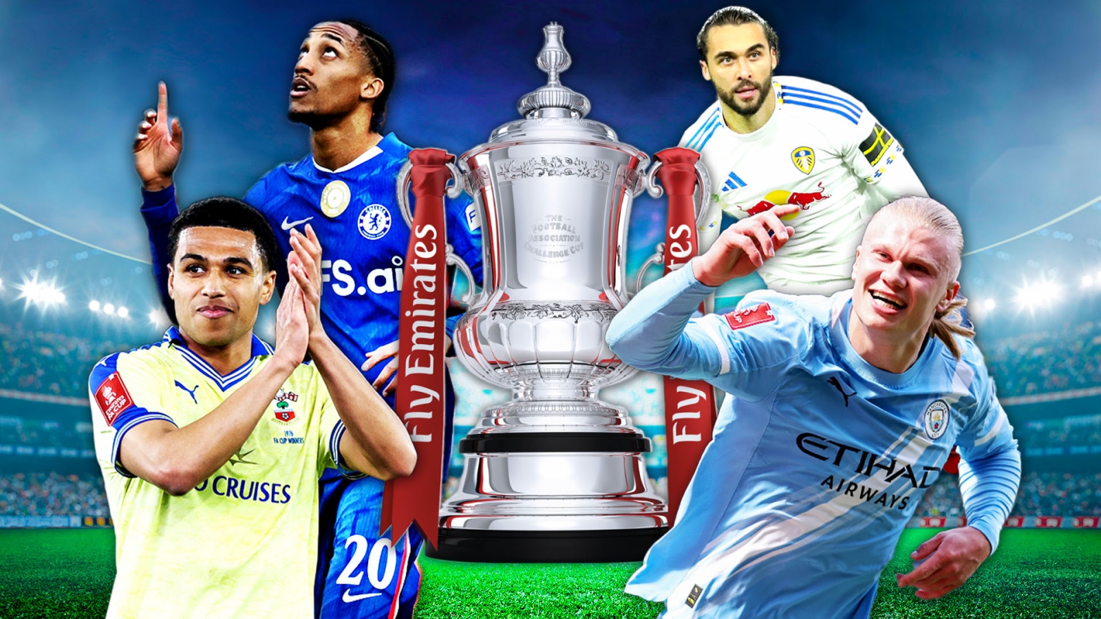 Xác định 2 cặp đấu bán kết FA Cup 2025/2026