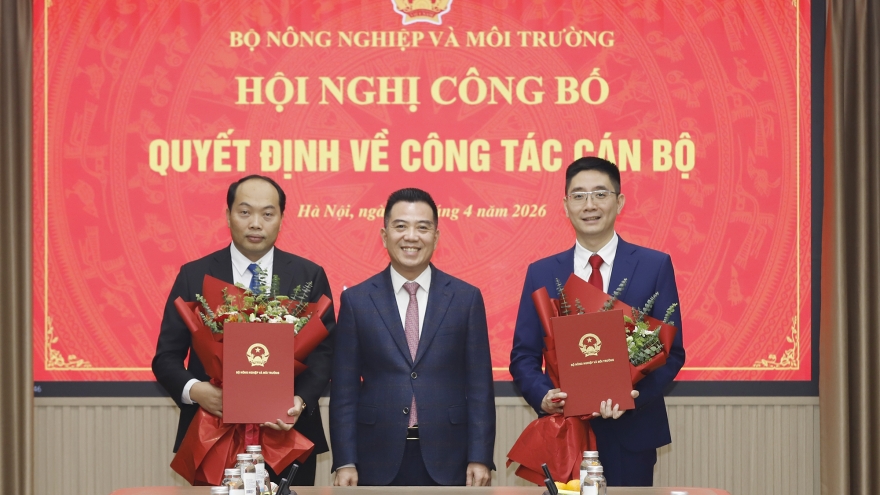 Bổ nhiệm Chánh Văn phòng và Thư ký Bộ trưởng Bộ Nông nghiệp và Môi trường