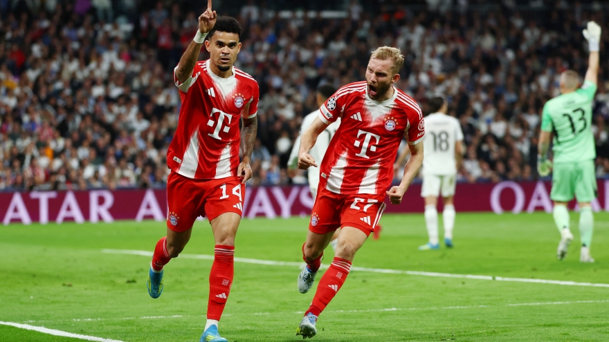 Bayern Munich phá dớp 14 năm không thắng Real Madrid ở Cúp C1 châu Âu
