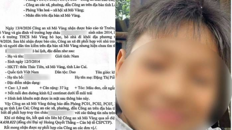 Vụ nam sinh lớp 6 mất tích rồi phát hiện tử vong: Tạm giữ hình sự người bố