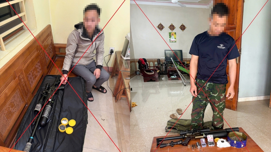 Công an Thái Nguyên cảnh báo vi phạm liên quan vũ khí, vật liệu nổ