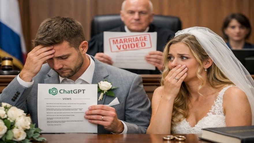 Dùng lời thề nguyện do ChatGPT soạn trong đám cưới, cặp đôi bị toà án phán hủy hôn