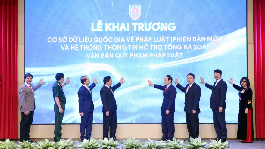 Khai trương cơ sở dữ liệu quốc gia về pháp luật phiên bản mới