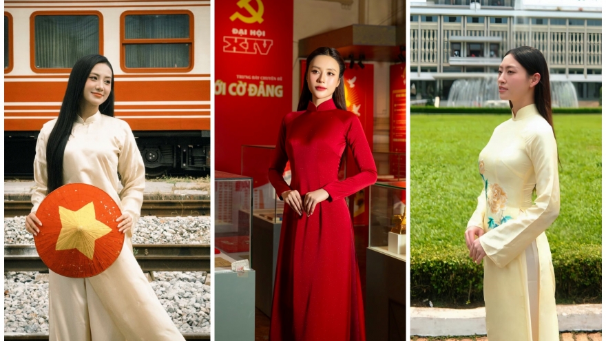 Sao Việt 30/4: Dàn người đẹp diện áo dài kỷ niệm ngày Giải phóng miền Nam