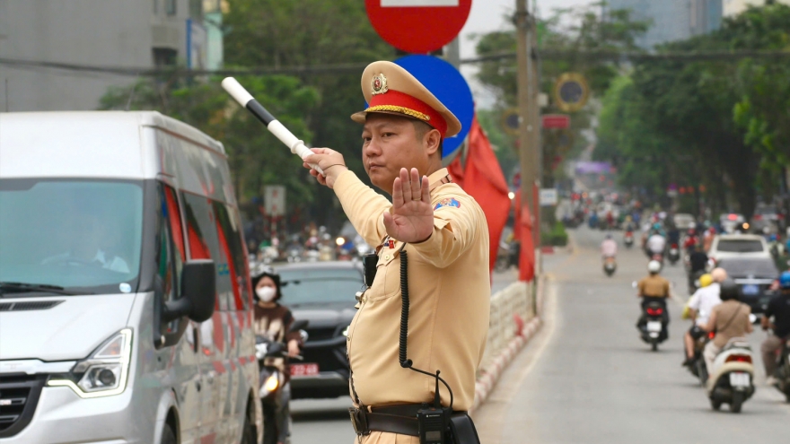 Tạm cấm nhiều tuyến đường ở Hà Nội trong ngày 28/4